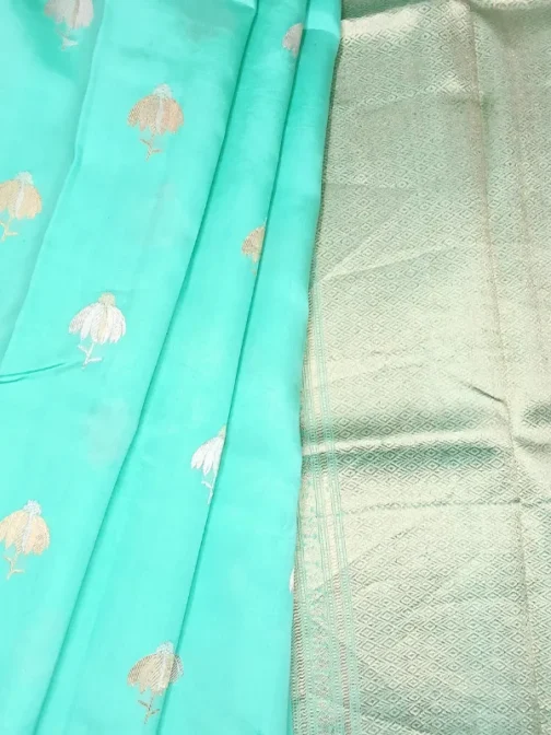 100% Pure Silk Aqua Blue | Pastel Wedding Trend 2025