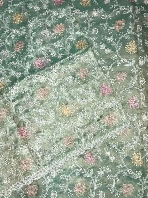 Deep Forest Green Banarasi Silk Saree