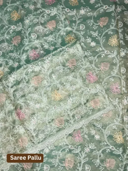 Deep Forest Green Banarasi Silk Saree