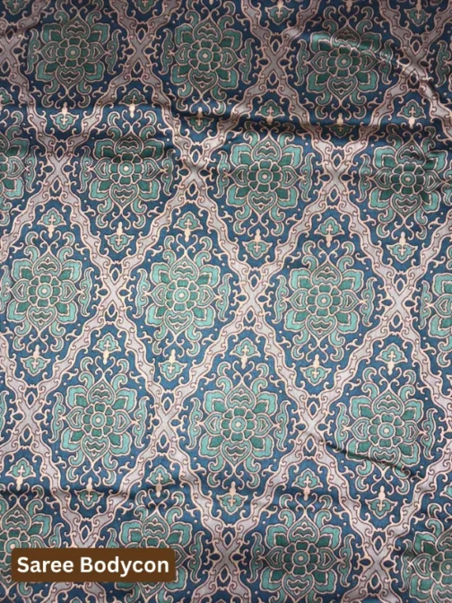Muted Sea Green Banarasi Silk Saree