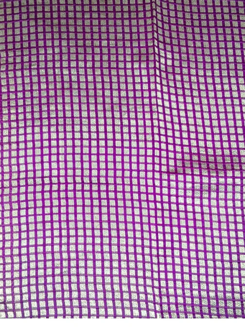 Royal Purple Banarasi Saree  in 100% Pure Silk