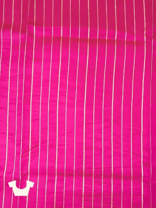 Fuchsia Pink Banarasi Saree
