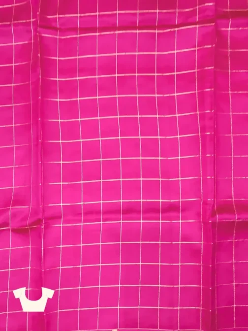 Bright Rose Pink Banarasi Saree – 100% Pure Silk
