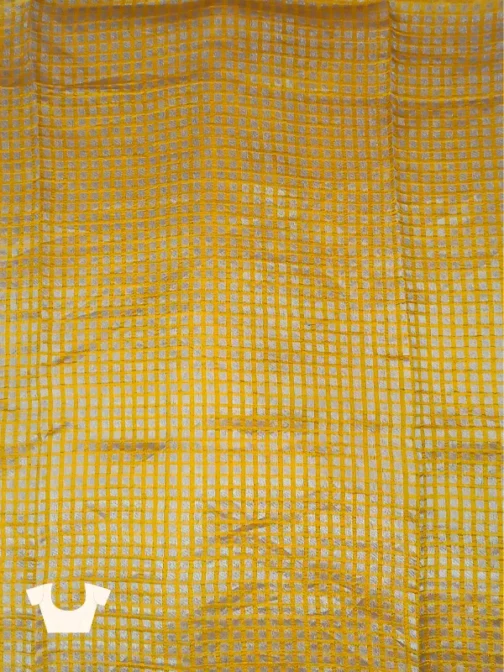 100% Pure Silk Mustard Gold Banarasi Saree | Handloom Wedding Saree