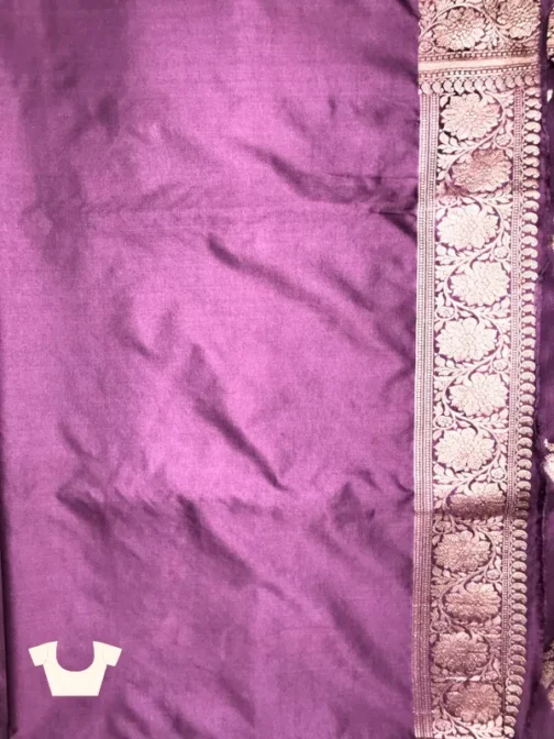 Dusty Rose Satin Silk Saree