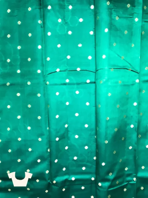 Sea Green Teal Silk Saree with Zari Detailing | Elegant Festive & Party Wear Saree