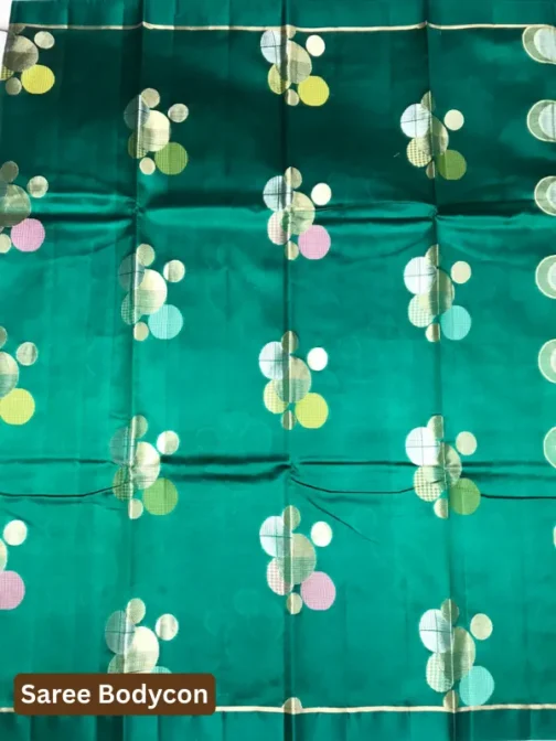 Sea Green Teal Silk Saree with Zari Detailing | Elegant Festive & Party Wear Saree