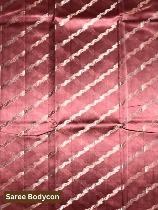 Dusty Rose Pink Silk Saree with Zari Detailing | Elegant Wedding & Festive Saree