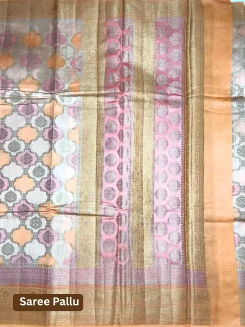 Pastel Peach Pink Saree – Elegant Wedding & Party Wear | The Saree Shop