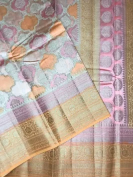 Pastel Peach Pink Saree – Elegant Wedding & Party Wear | The Saree Shop